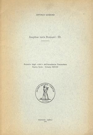 Ineptiae iuris Romani: III.