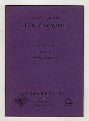 U.S. foreign coins of the world. (Mail bid sale).