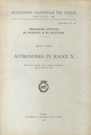 Astronomia in raggi X. Relazione [.].