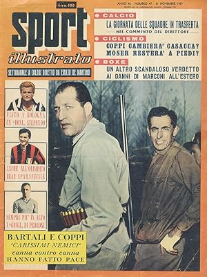 Sport illustrato. Settimanale a colori diretto da Emilio De martino. Anno 46. Numero 47. 21 novem...