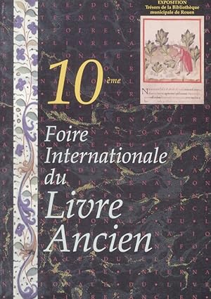 10ème Foire Internationale du Livre Ancien. 14-17 Mai 1998.