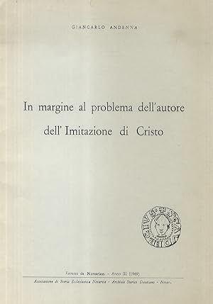 In margine al problema dell'autore dell'Imitazione di Cristo.