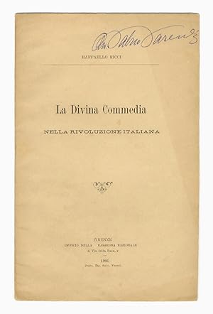 Seller image for La Divina Commedia nella Rivoluzione italiana. Conferenza. for sale by Libreria Oreste Gozzini snc