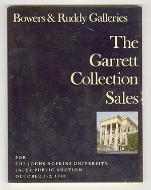 The Garrett collection. (Part. 3). Public auction sale.