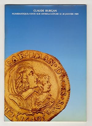 Vente sur offre. (Monnaies capétiennes. Monnaies gothique et de la Renaissance. Monnaies royales ...