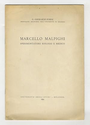 Seller image for Marcello Malpighi: sperimentatore, biologo e medico. for sale by Libreria Oreste Gozzini snc