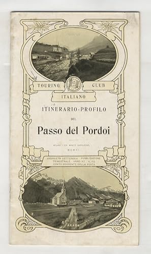 Itinerario-profilo del Passo del Pordoi.