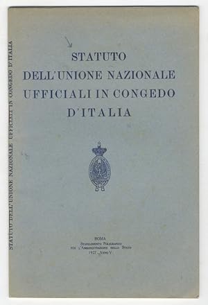 Statuto dell'Unione Nazionale Ufficiali in Congedo d'Italia.