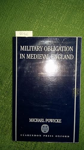 Seller image for Military Obligation in Medieval England, for sale by Crouch Rare Books