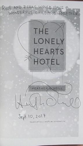 Seller image for The Lonely Hearts Hotel (Signed, Lined and Dated Canadian First Edition, First Printing) for sale by West End Editions