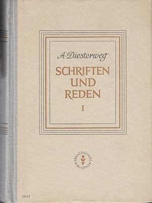 Immagine del venditore per Schriften und Reden in zwei Bnden. Band 1. Schriften venduto da Antiquariat Jterbook, Inh. H. Schulze