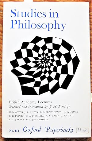 Seller image for Studies in Philosophy. British Academy Lectures for sale by Ken Jackson