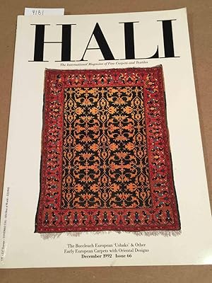 Image du vendeur pour HALI The International Magazine of Fine Carpets and Textiles V. 14 No. 6 1992 issue 66 mis en vente par Carydale Books