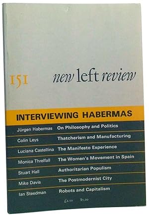 Seller image for New Left Review Number 151 (May-June 1985). Interviewing Habermas for sale by Cat's Cradle Books