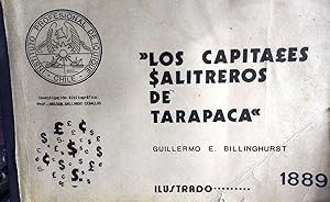 Imagen del vendedor de Los capitales $alitreros de Tarapac 1889 - Ilustrado / Investigacin bibliogrfica : Nelson Gallardo Ceballos a la venta por Librera Monte Sarmiento