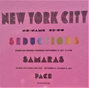 Seductions: New York City No-name Re-do (exhibtion announcement for Samaras)