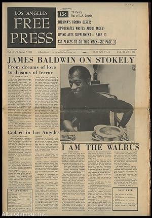 LOS ANGELES FREE PRESS; James Baldwin On Stokely [Headline] Vol. 05, No. 08 (Issue 188) February ...
