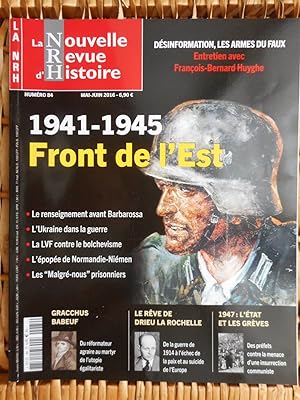 Imagen del vendedor de La nouvelle Revue d'Histoire - n 84 - mai juin 2016 - 1941-1945 Front de l'est a la venta por Frederic Delbos