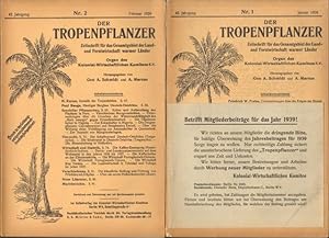 Der Tropenpflanzer. Zeitschrift für das Gesamtgebiet der Land- und Forstwirtschaft warmer Länder....