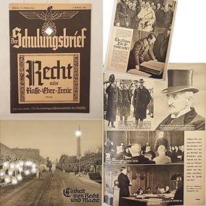 Seller image for Der Schulungsbrief, das zentrale Monatsblatt der NSDAP. VI.Jahrgang 1939, 5. Folge; Recht aus Rasse - Ehre - Treue Dieses Buch wird von uns nur zur staatsbrgerlichen Aufklrung und zur Abwehr verfassungswidriger Bestrebungen angeboten (86 StGB) for sale by Galerie fr gegenstndliche Kunst