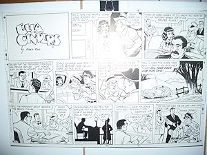 ELLA CINDERS ORIGINAL PRODUCTION ART JULY1951 FRED FOX VG