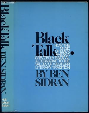 Bild des Verkufers fr Black Talk zum Verkauf von Between the Covers-Rare Books, Inc. ABAA