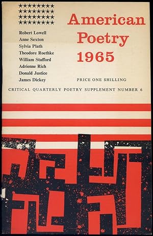 Bild des Verkufers fr American Poetry 1965: Critical Quarterly Poetry Supplement Number 6 zum Verkauf von Between the Covers-Rare Books, Inc. ABAA