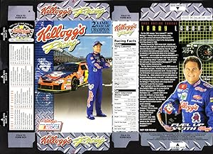 TERRY LABONTE NASCAR CUT OUT CEREAL BOX-2001 CHEVY VF