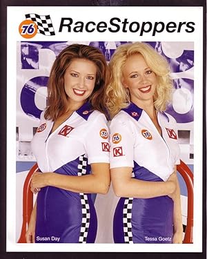 RACE STOPPERS NASCAR FAN CARD-SUSAN DAY-TESSA GOETZ VF
