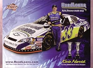KEVIN HARVICK #33 NASCAR HERO FAN CARD-2007 VF