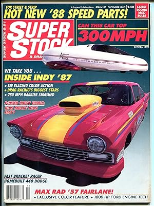 Super Stock & Drag Illustrated 12/1987-Arivett Bros.-Tim Hyatt-NHRA-AHRA-VG