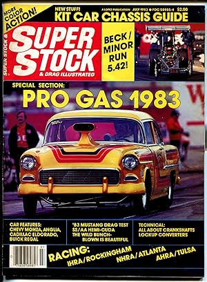 Super Stock & Drag Illustrated 7/1983-'55 Chevy-1948 Anglia-NHRA-AHRA-VG