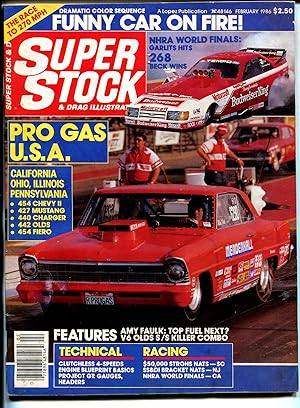 Seller image for Super Stock & Drag Illustrated 2/1986-Don Garlits-Race To 270 MPH-NHRA-AHRA-VG for sale by DTA Collectibles