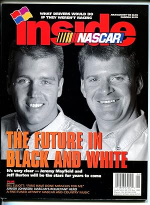 Inside NASCAR 7/1998-Jeff Burton-Jeremy Mayfield-Bill Elliott-Junior Johnson-VF