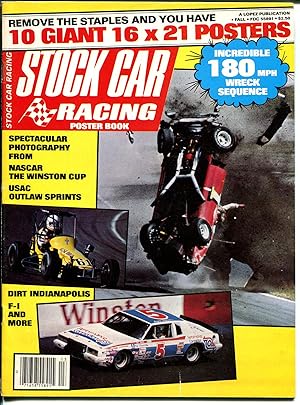 Stock Car Racing Poster Book Fall 1981-NASCAR-USAC-dirt track-F-1-FN