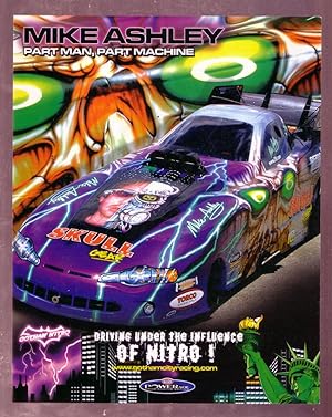 MIKE ASHLEY NHRA HERO CARD 2005 FUNNY CAR RACING VF
