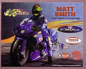 MATT SMITH NHRA HERO CARD PRO STOCK MOTORCYCLE VF