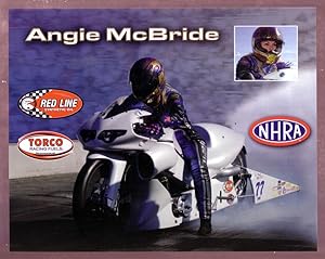 ANGIE MCBRIDE NHRA HERO CARD PRO STOCK MOTORCYCLE VF