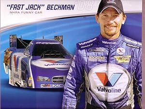 JACK BECKMAN NHRA HERO CARD FUNNY CAR RACING VF