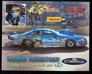 KENNY KORETSKY SIGNED NHRA FAN CARD-2005-CHEVY COBALT FN