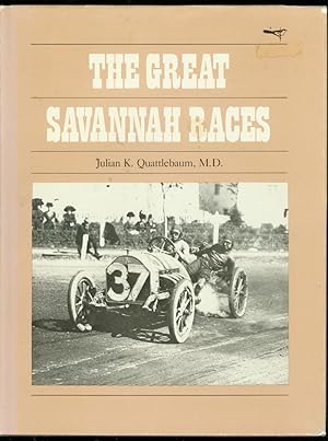 GREAT SAVANNAH RACES-HARDCOVER-JULIAN QUATTLEBAUM 1983 FN/VF