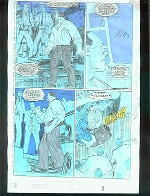 ORIGINAL D.C. COLOR GUIDE ROBIN ANNUAL #2 PG 57-SIGNED VG