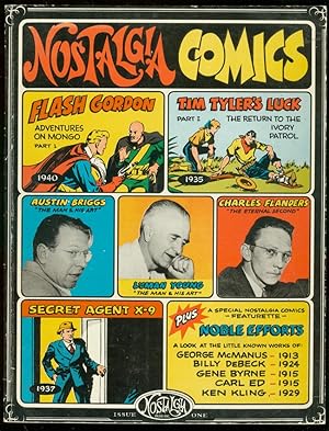 NOSTALGIA COMICS #1-FLASH GORDON-SECRET AGENT X9-TPB VG