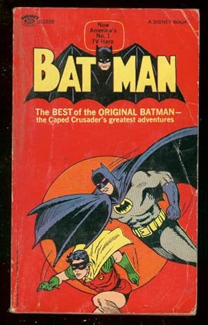 BATMAN PAPERBACK 1966-FIRST PRINTING-ORIGIN FROM TEC 27 VG/FN