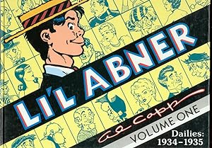 LI'L ABNER-THE DAILIES 1934-1935-HARDCVR-AL CAPP-VOL 1 VG