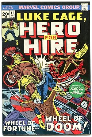 Seller image for HERO FOR HIRE #11-1973-LUKE CAGE-BRONZE AGE-MARVEL vf+ for sale by DTA Collectibles