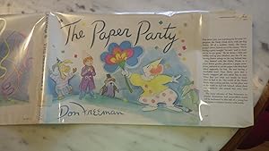 Seller image for The Paper Party in Color Dustjacket, 1 NITE Jory was watching his favorite TV Show , Dinky Dong, the funny Puppet Clown who leaned out of the Screen. we are having a Party for sale by Bluff Park Rare Books