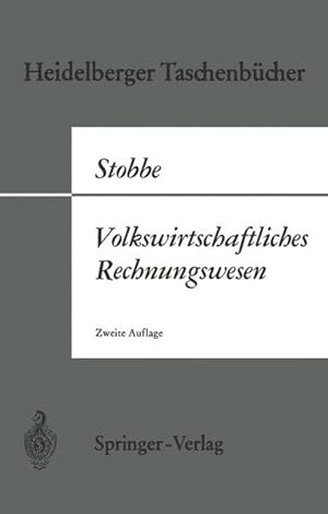 Bild des Verkufers fr Volkswirtschaftliches Rechnungswesen (Heidelberger Taschenbcher) (German Edition) zum Verkauf von Versandantiquariat Felix Mcke