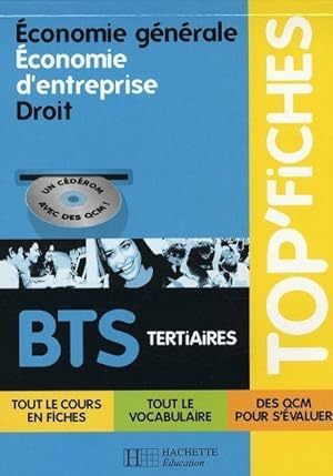 Top'Fiches ; Bts ; Economie D'Entreprise Et Droit