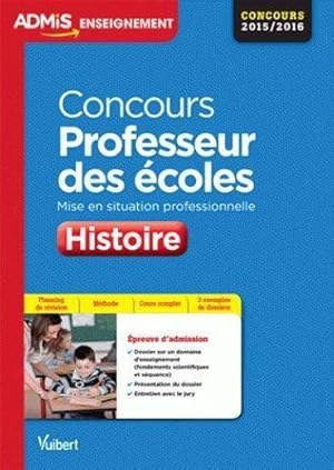 concours professeur des écoles ; histoire ; mise en situation professionnelle ; concours 2015